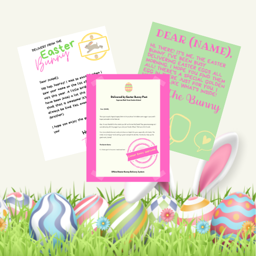 personalized letter from the easter bunny